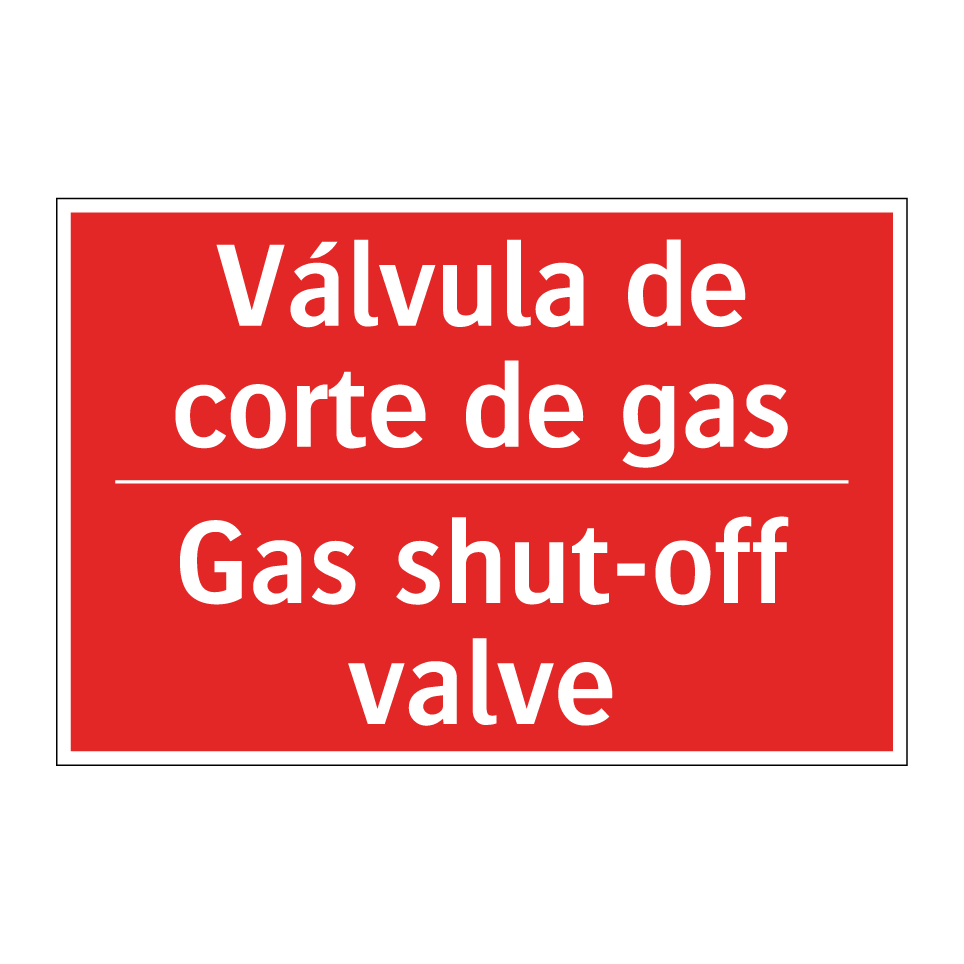 Válvula de corte de gas - Gas shut-off valve
