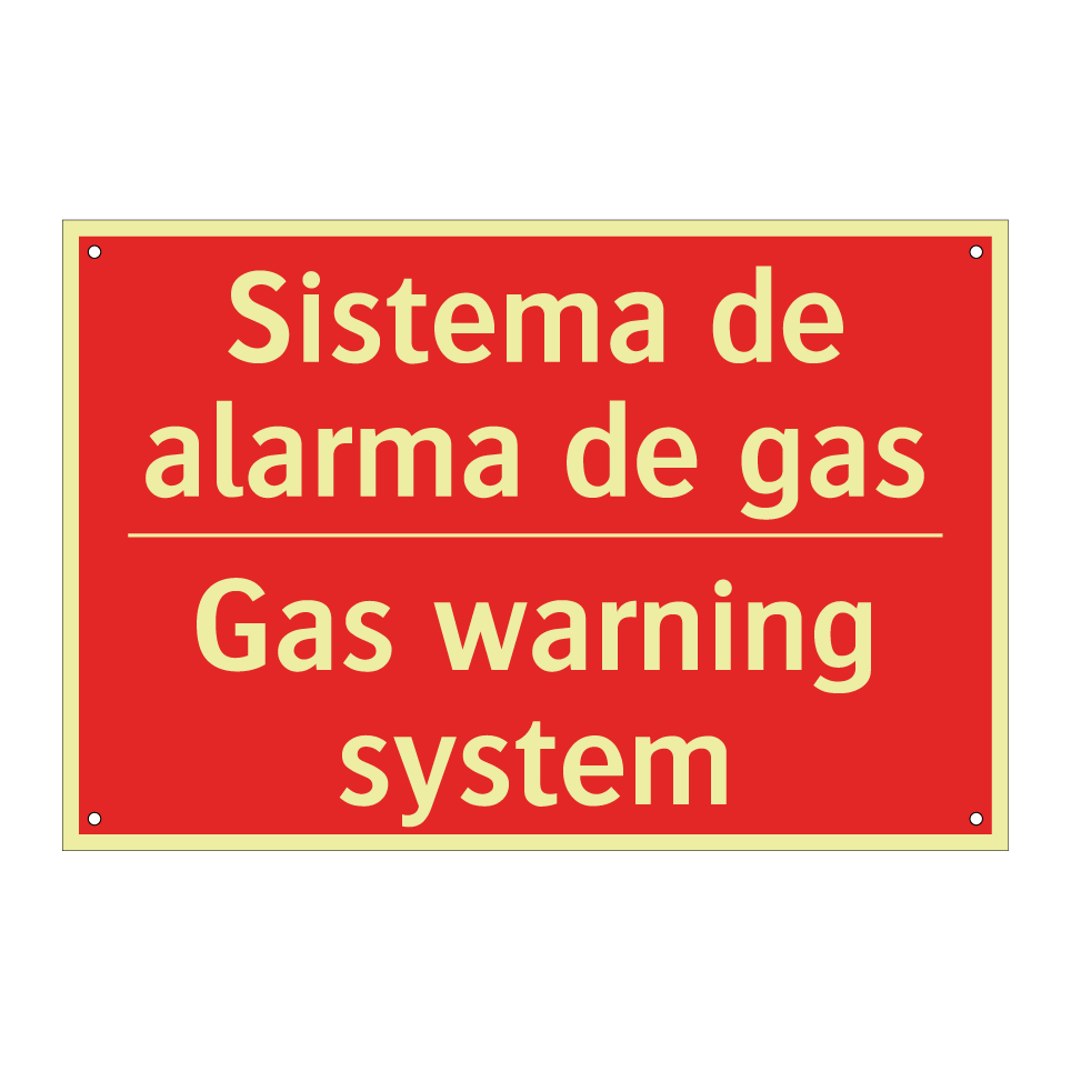 Sistema de alarma de gas - Gas warning system