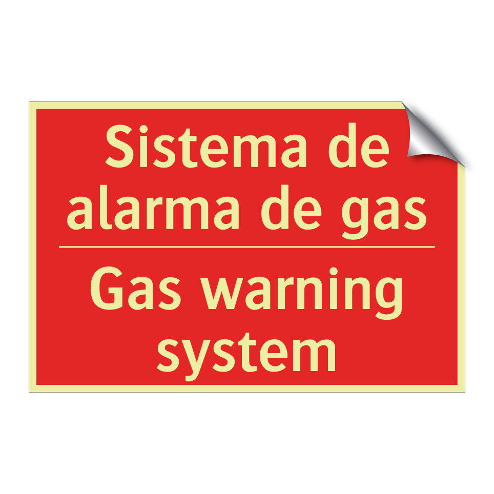 Sistema de alarma de gas - Gas warning system
