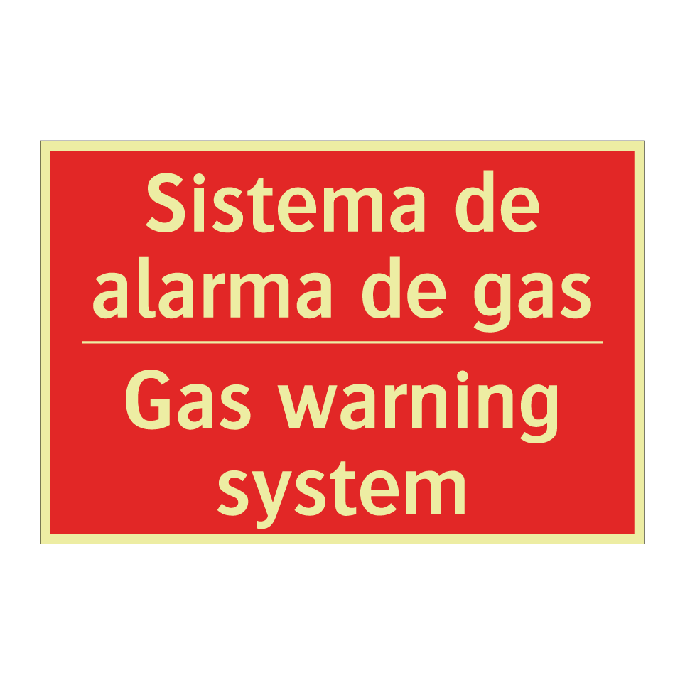 Sistema de alarma de gas - Gas warning system