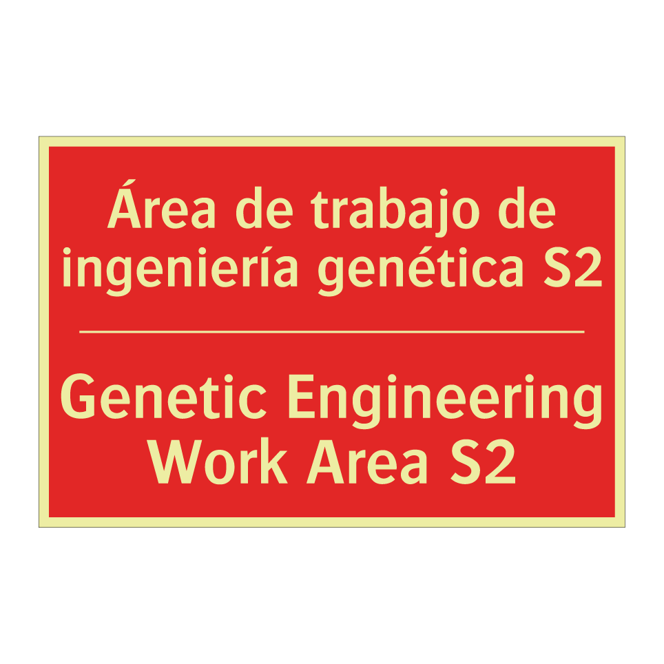 Área de trabajo de ingeniería /.../ - Genetic Engineering Work Area /.../