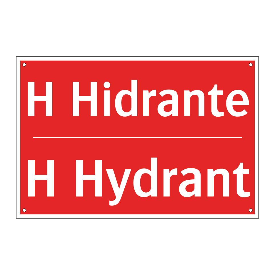 H Hidrante - H Hydrant