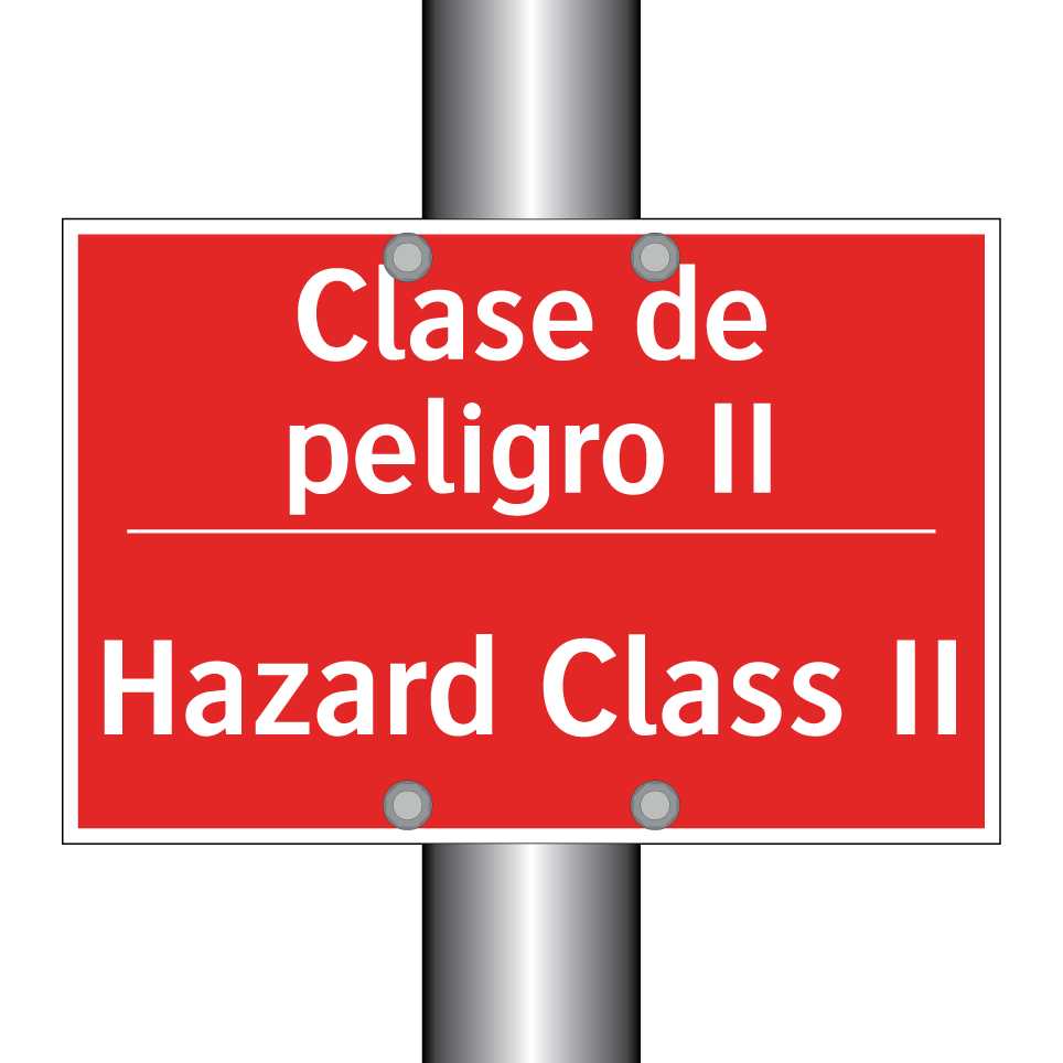 Clase de peligro II - Hazard Class II