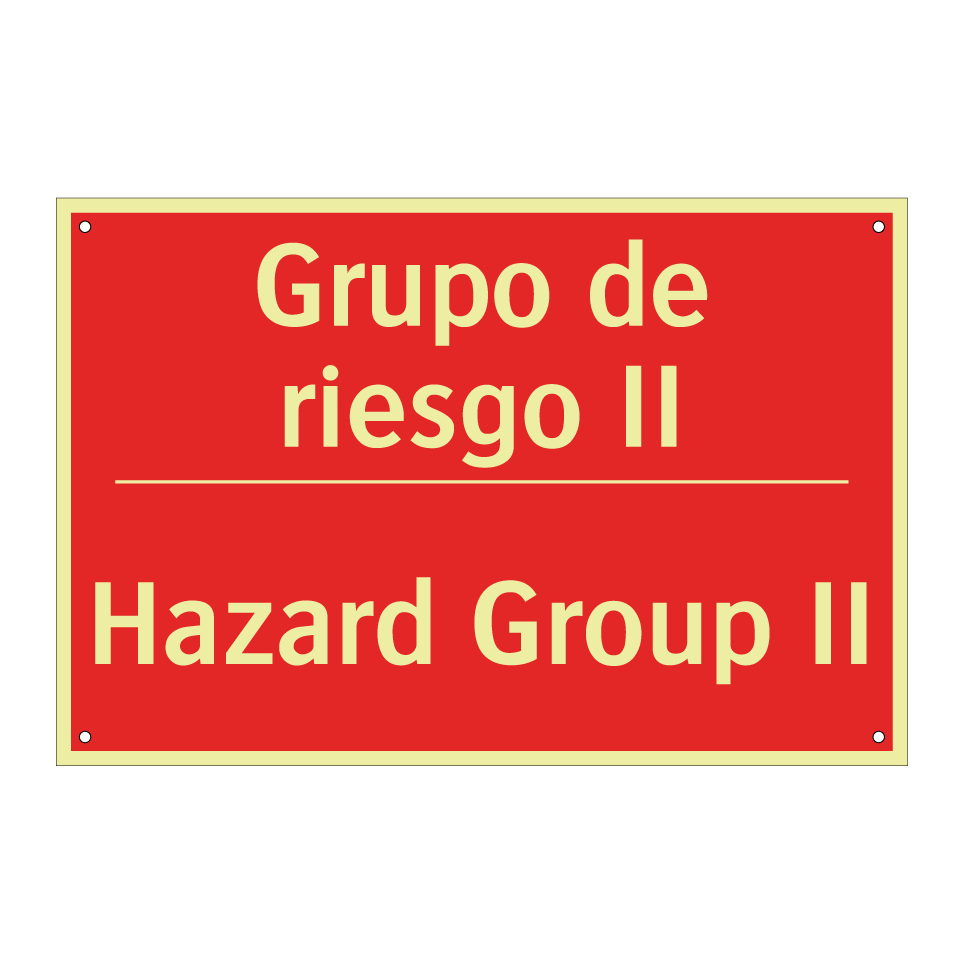 Grupo de riesgo II - Hazard Group II