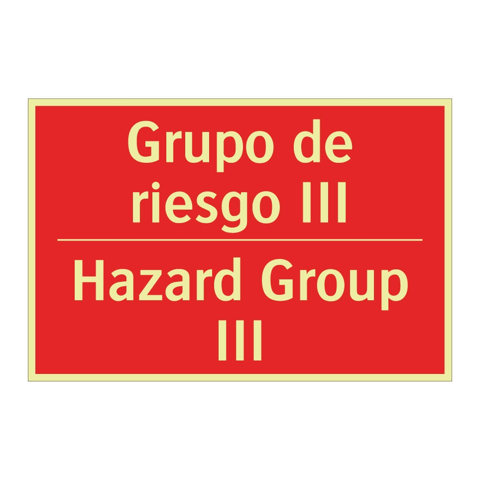 Grupo de riesgo III - Hazard Group III