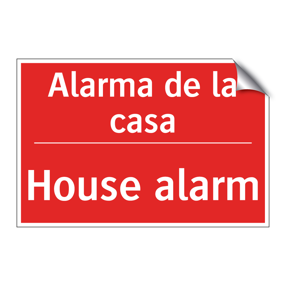 Alarma de la casa - House alarm