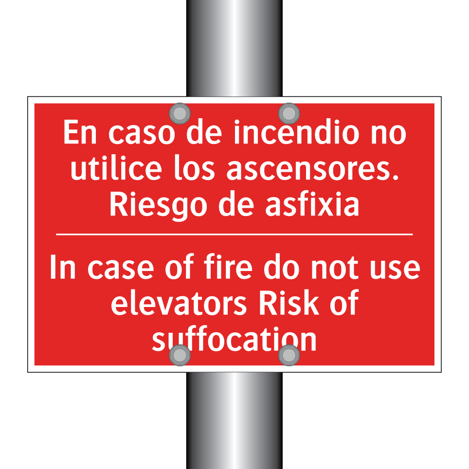 En caso de incendio no /.../ - In case of fire do not use /.../