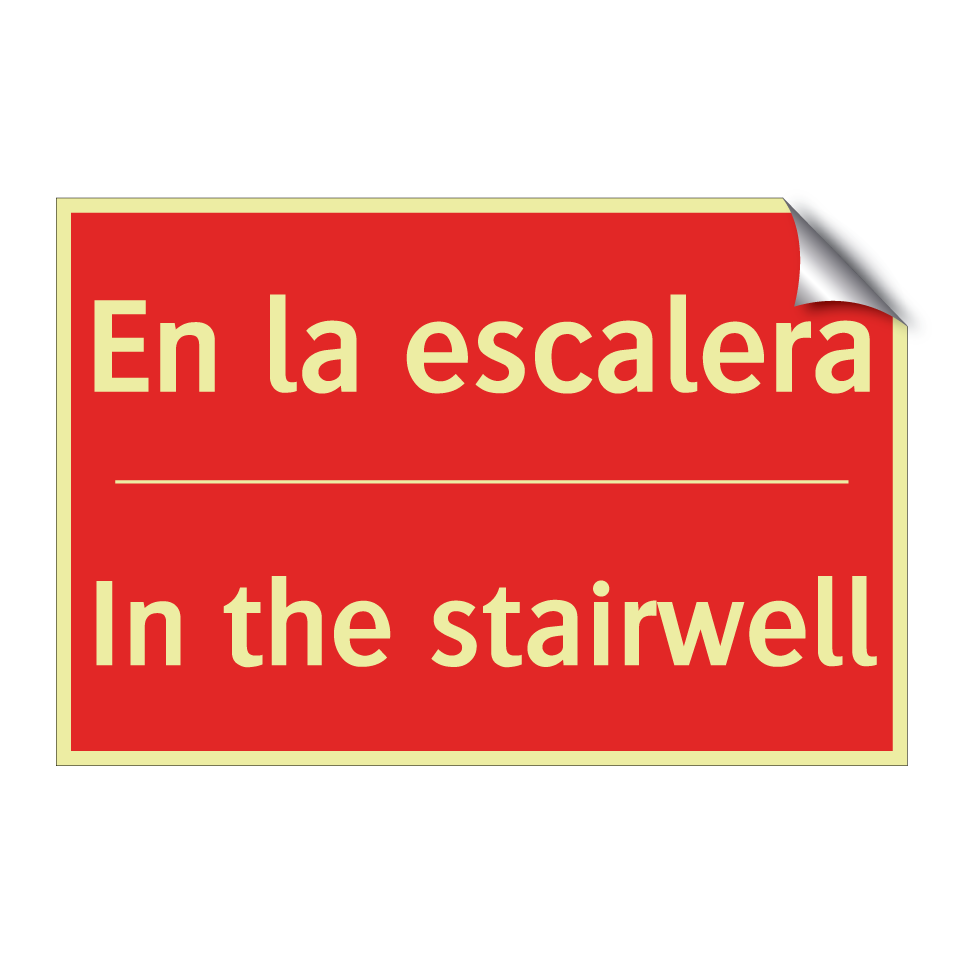 En la escalera - In the stairwell