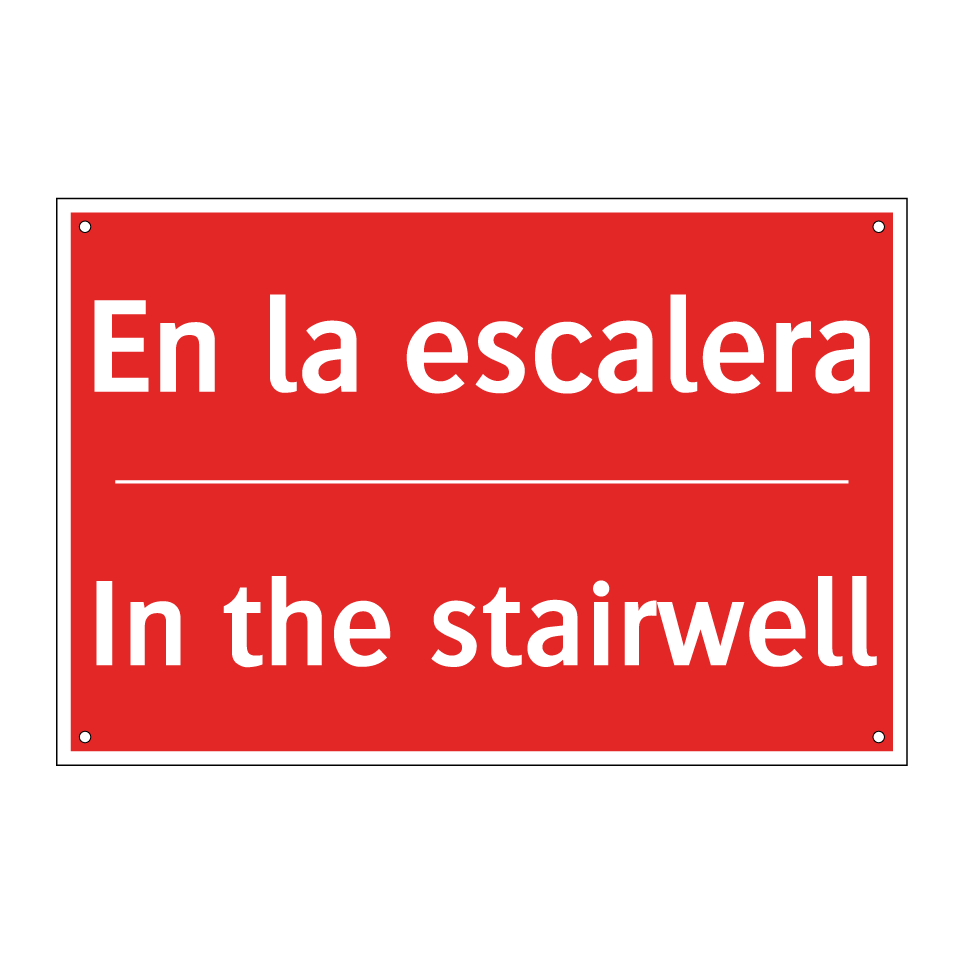 En la escalera - In the stairwell