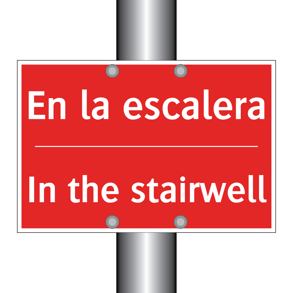 En la escalera - In the stairwell