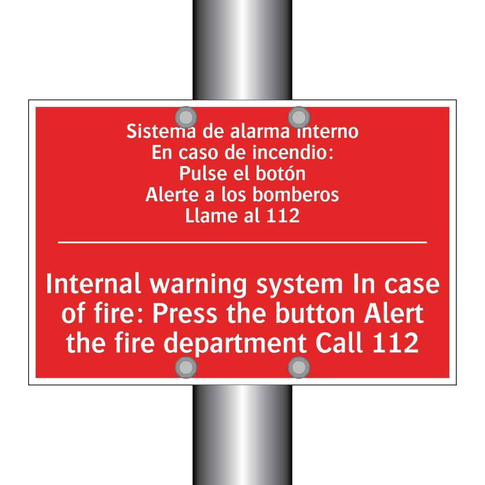 Sistema de alarma interno /.../ - Internal warning system In /.../