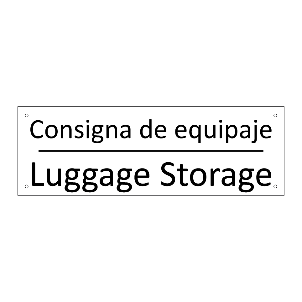Consigna de equipaje - Luggage Storage
