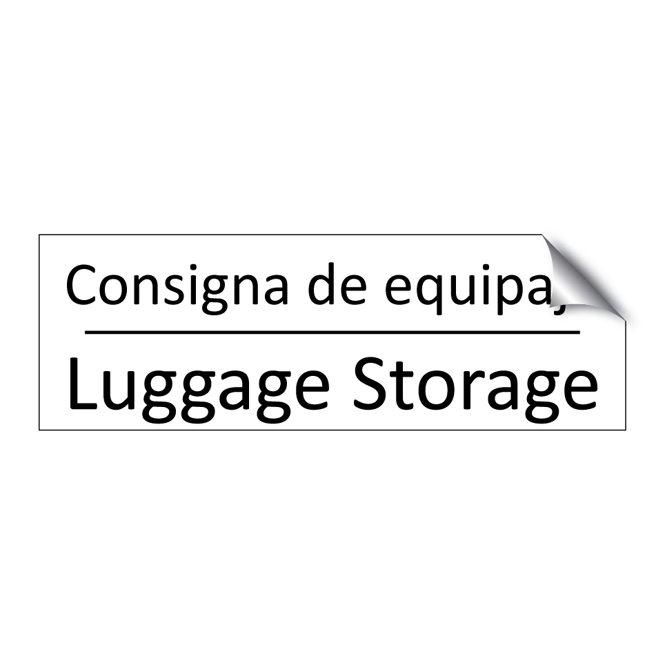 Consigna de equipaje - Luggage Storage