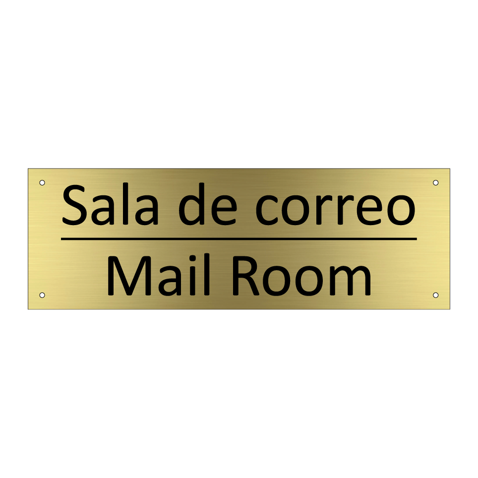 Sala de correo - Mail Room