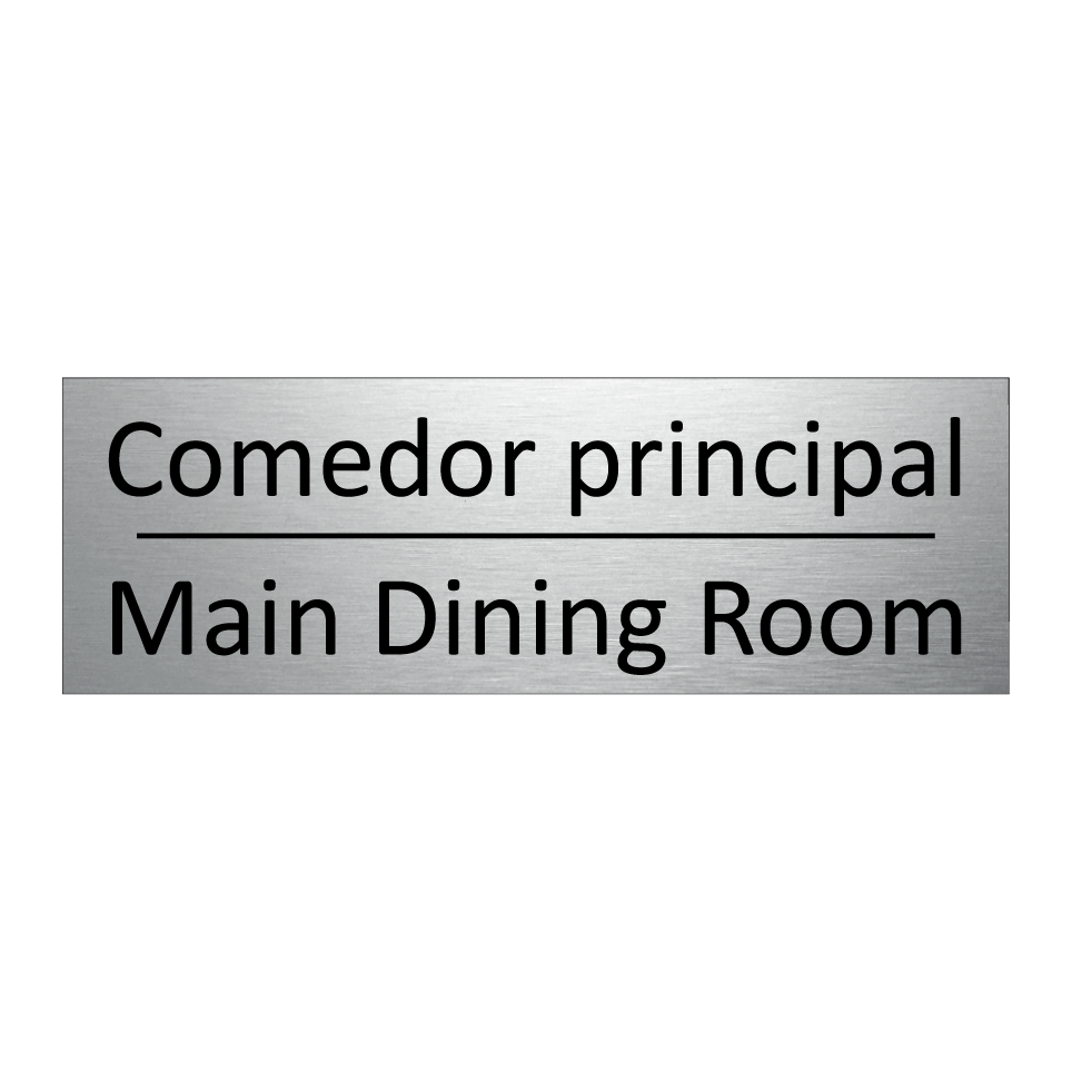 Comedor principal - Main Dining Room