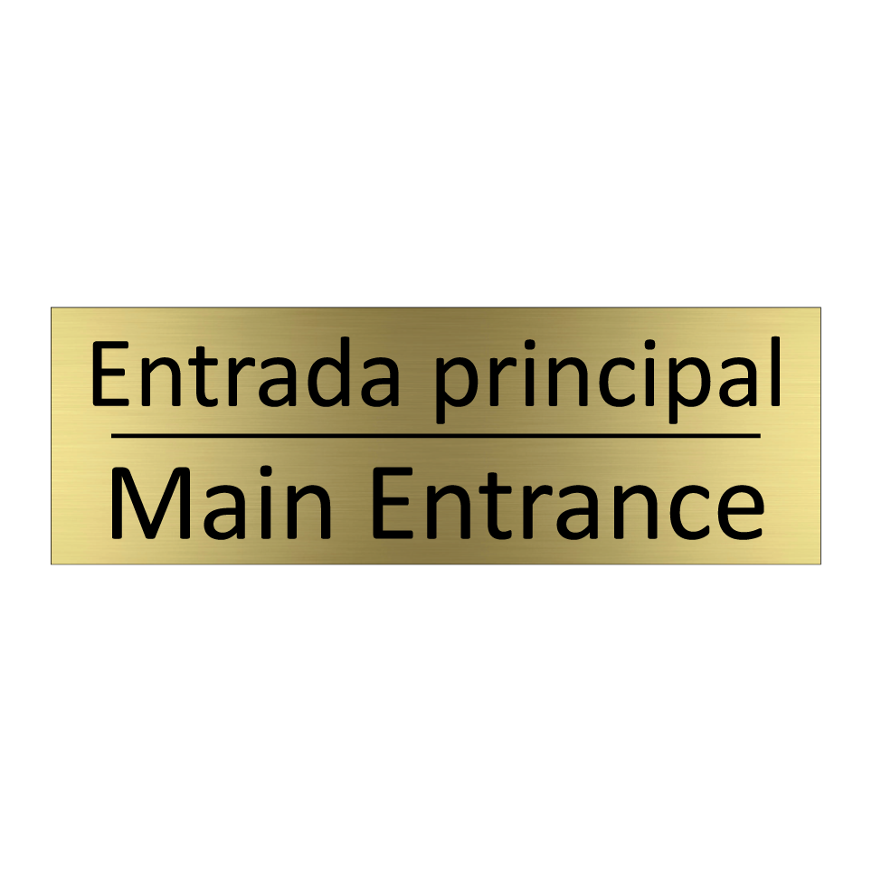 Entrada principal - Main Entrance