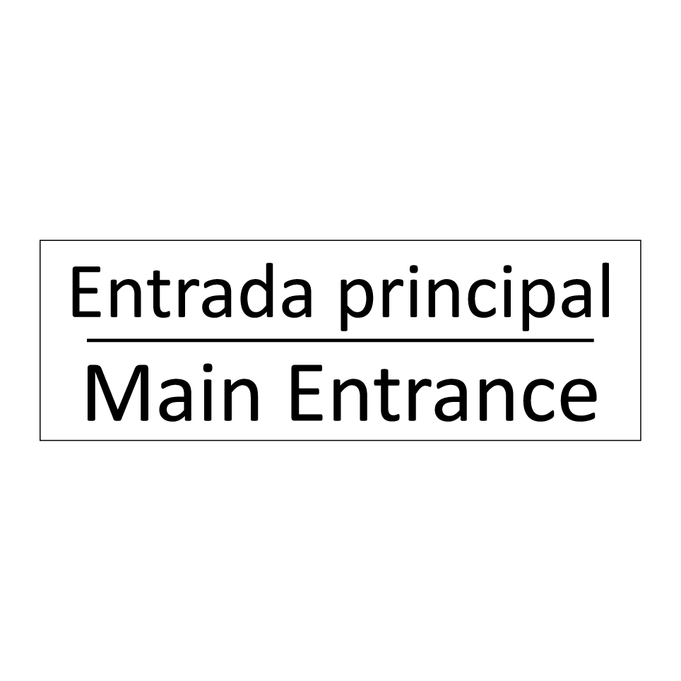 Entrada principal - Main Entrance