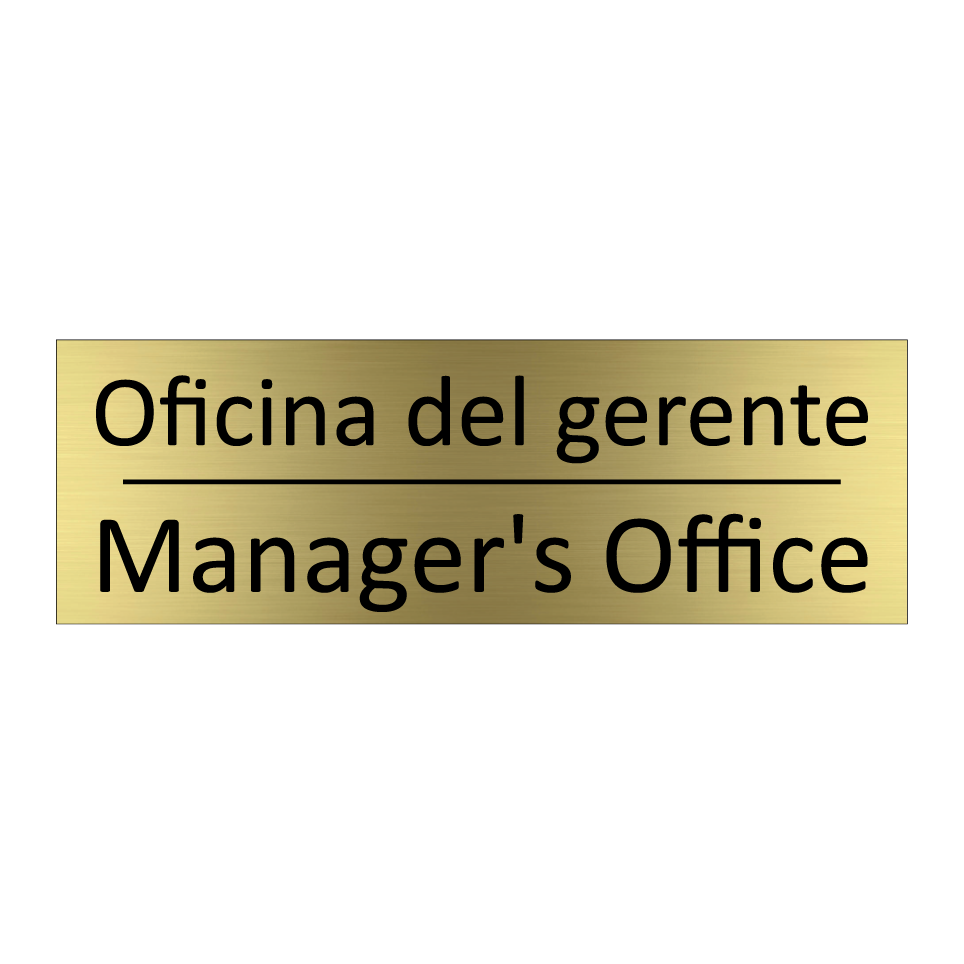 Oficina del gerente - Manager's Office