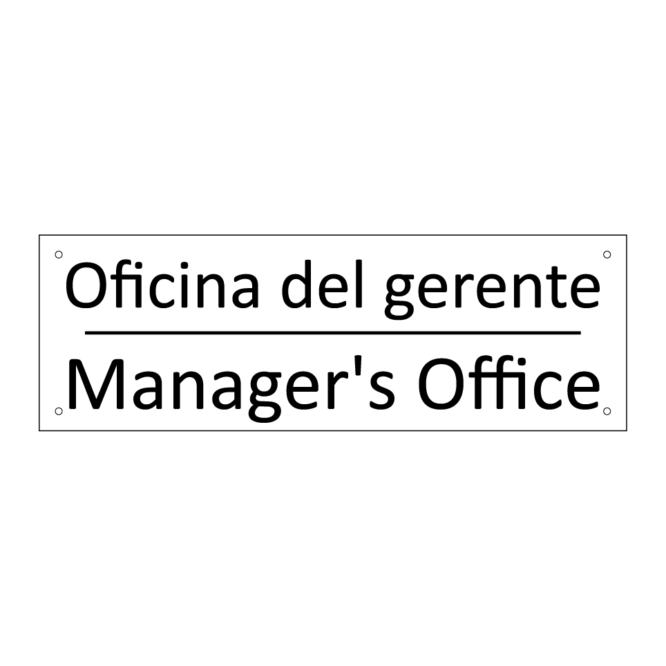 Oficina del gerente - Manager's Office
