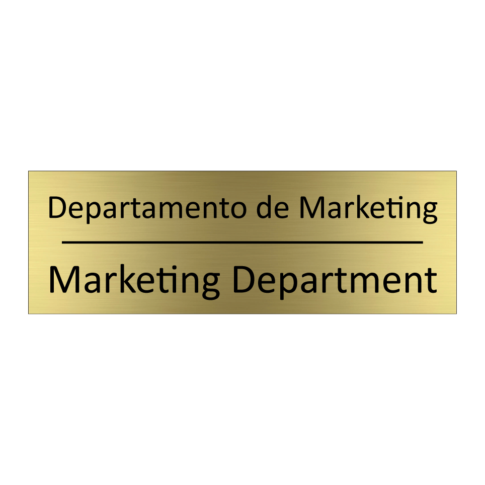 Departamento de Marketing - Marketing Department