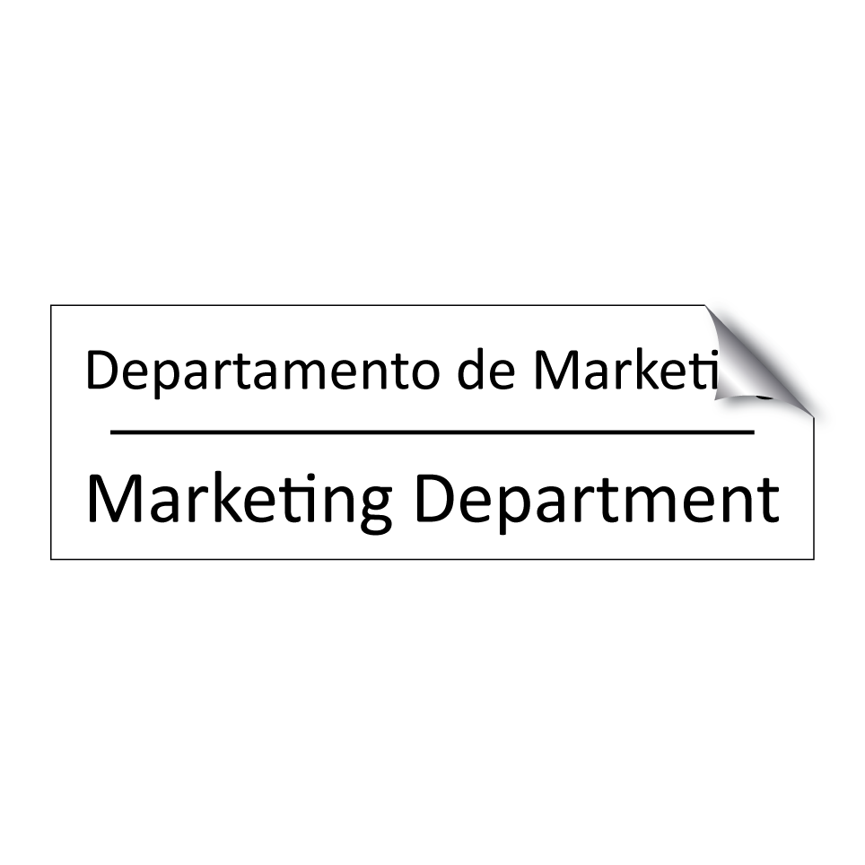 Departamento de Marketing - Marketing Department