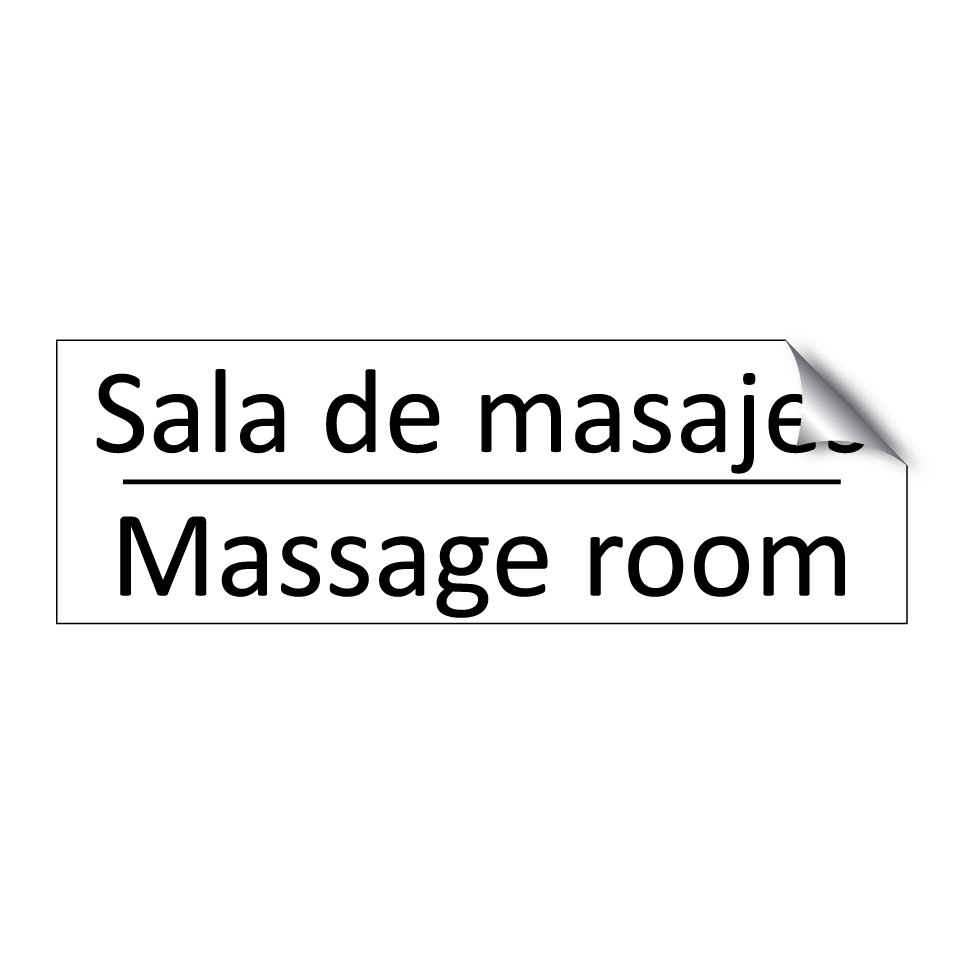 Sala de masajes - Massage room