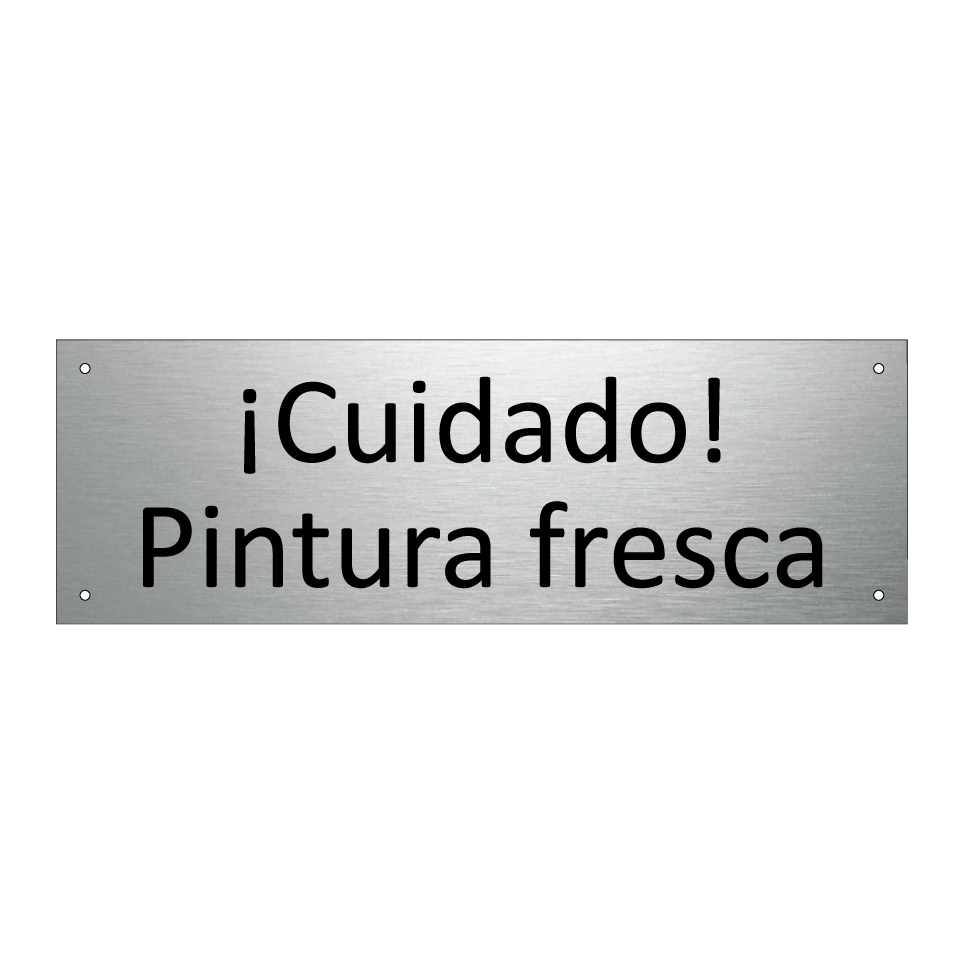 ¡Cuidado! Pintura fresca