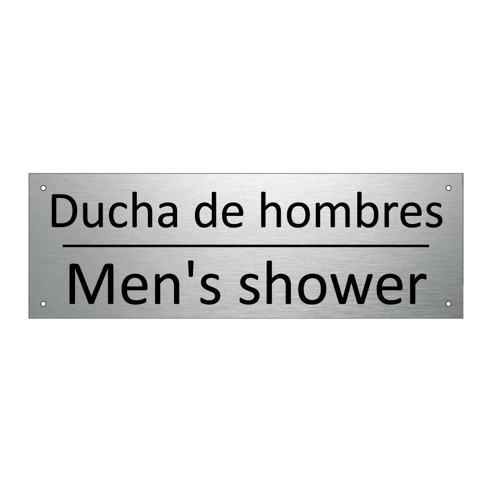 Ducha de hombres - Men's shower
