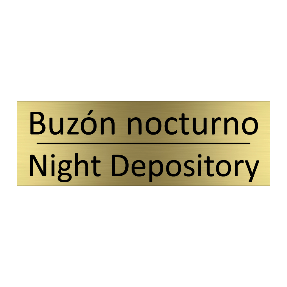 Buzón nocturno - Night Depository