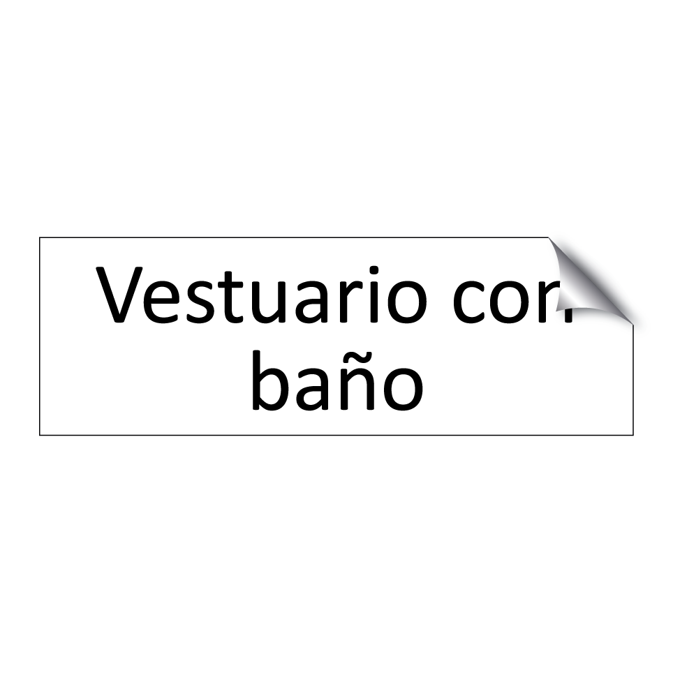 Vestuario con baño