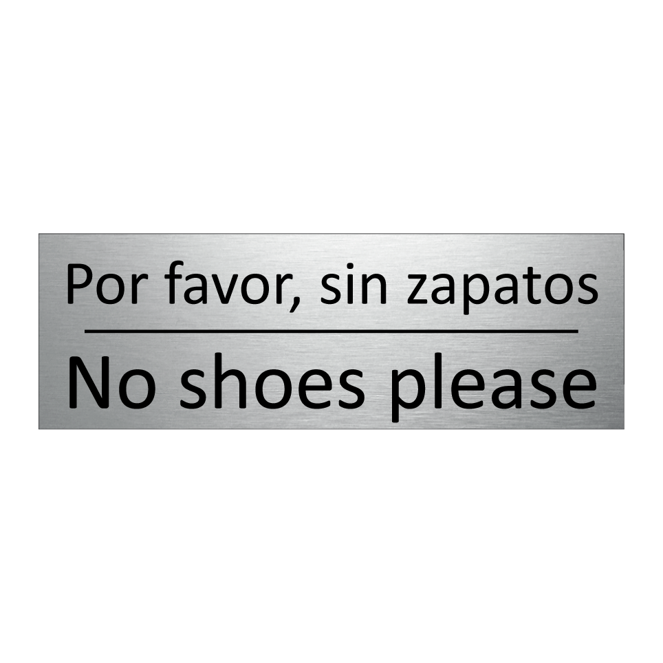 Por favor, sin zapatos - No shoes please