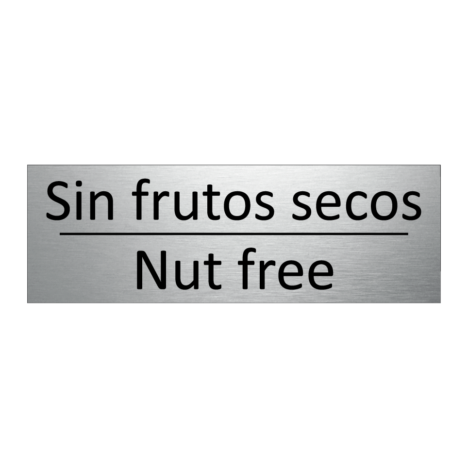 Sin frutos secos - Nut free