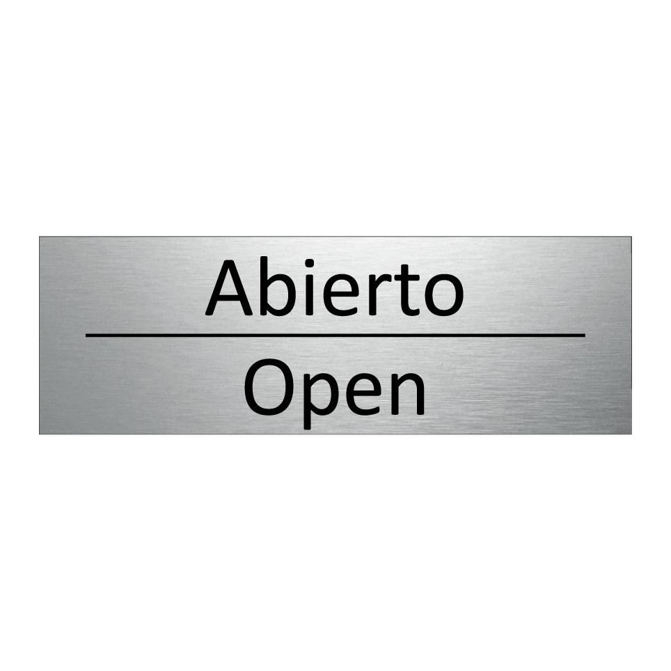 Abierto - Open