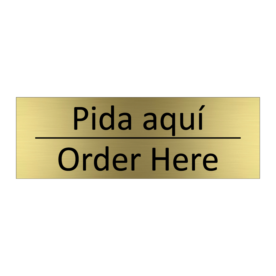 Pida aquí - Order Here