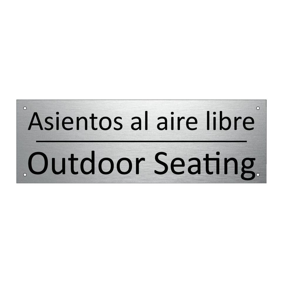 Asientos al aire libre - Outdoor Seating