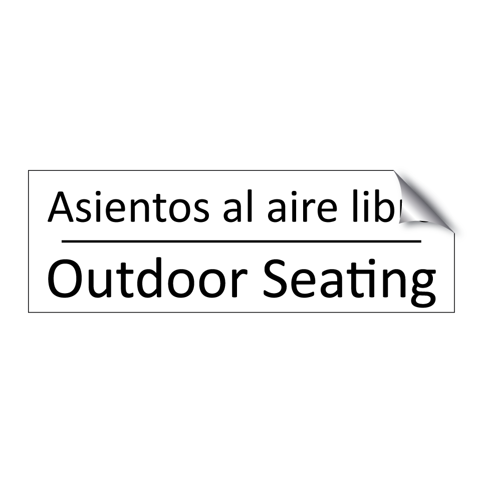 Asientos al aire libre - Outdoor Seating