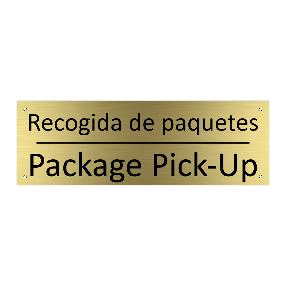Recogida de paquetes - Package Pick-Up