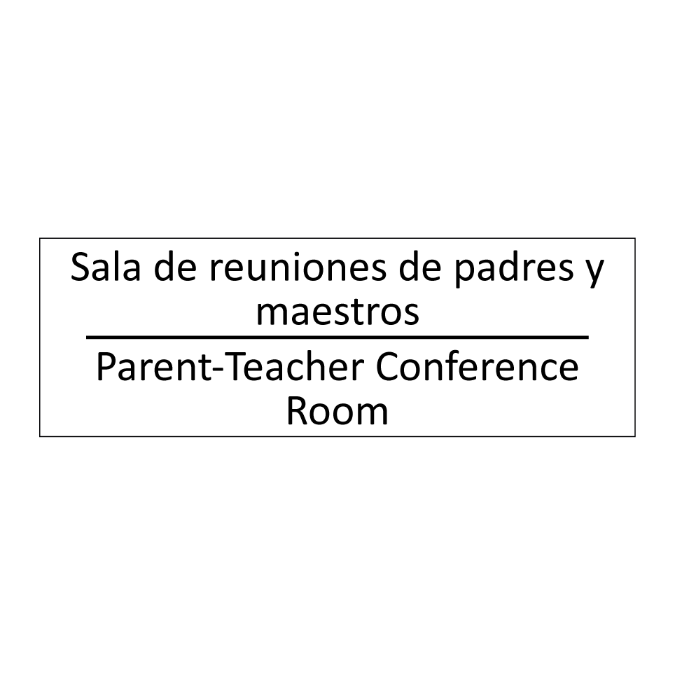Sala de reuniones de padres y /.../ - Parent-Teacher Conference Room