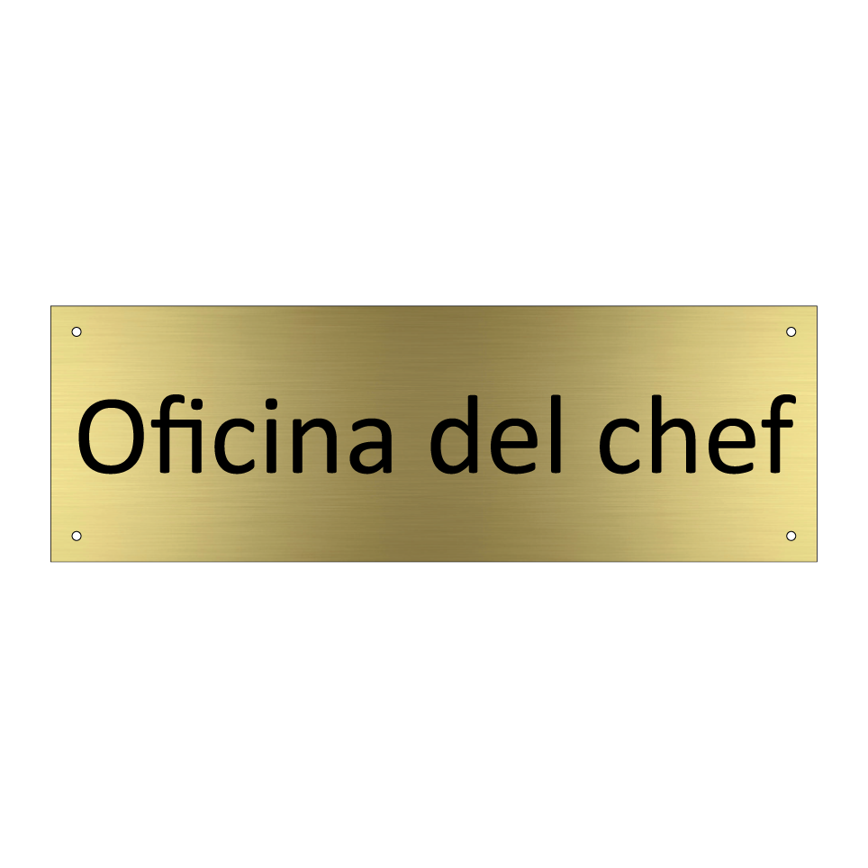 Oficina del chef