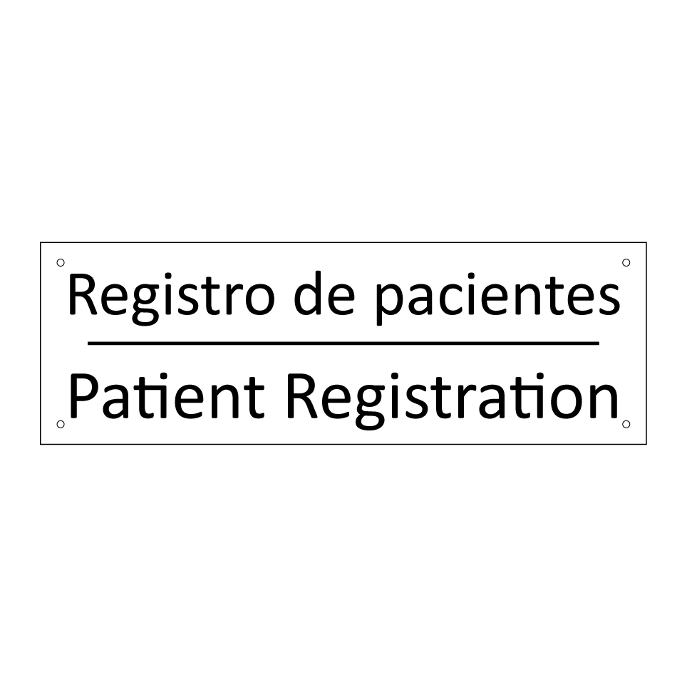 Registro de pacientes - Patient Registration