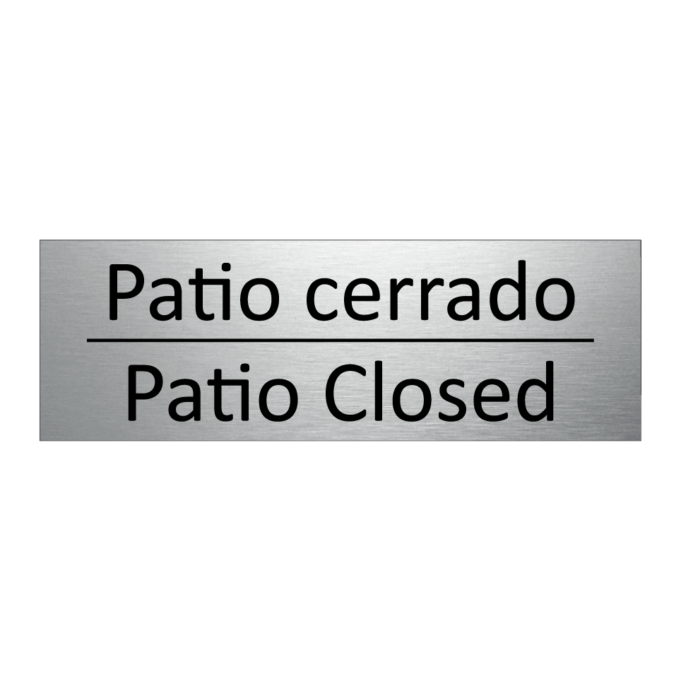 Patio cerrado - Patio Closed