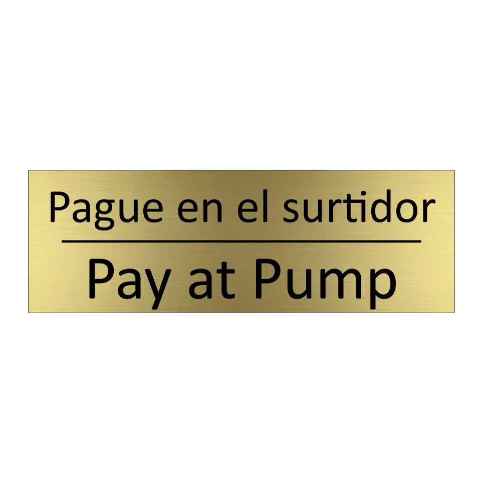 Pague en el surtidor - Pay at Pump