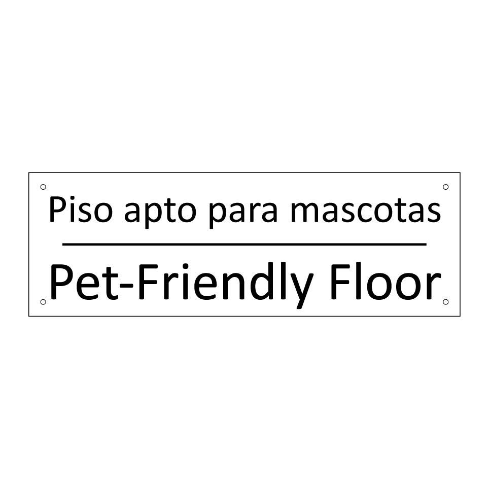 Piso apto para mascotas - Pet-Friendly Floor