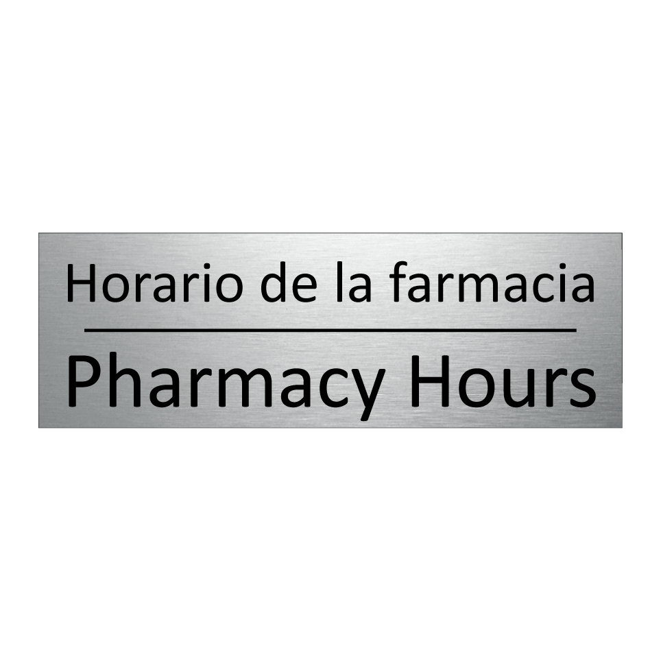 Horario de la farmacia - Pharmacy Hours