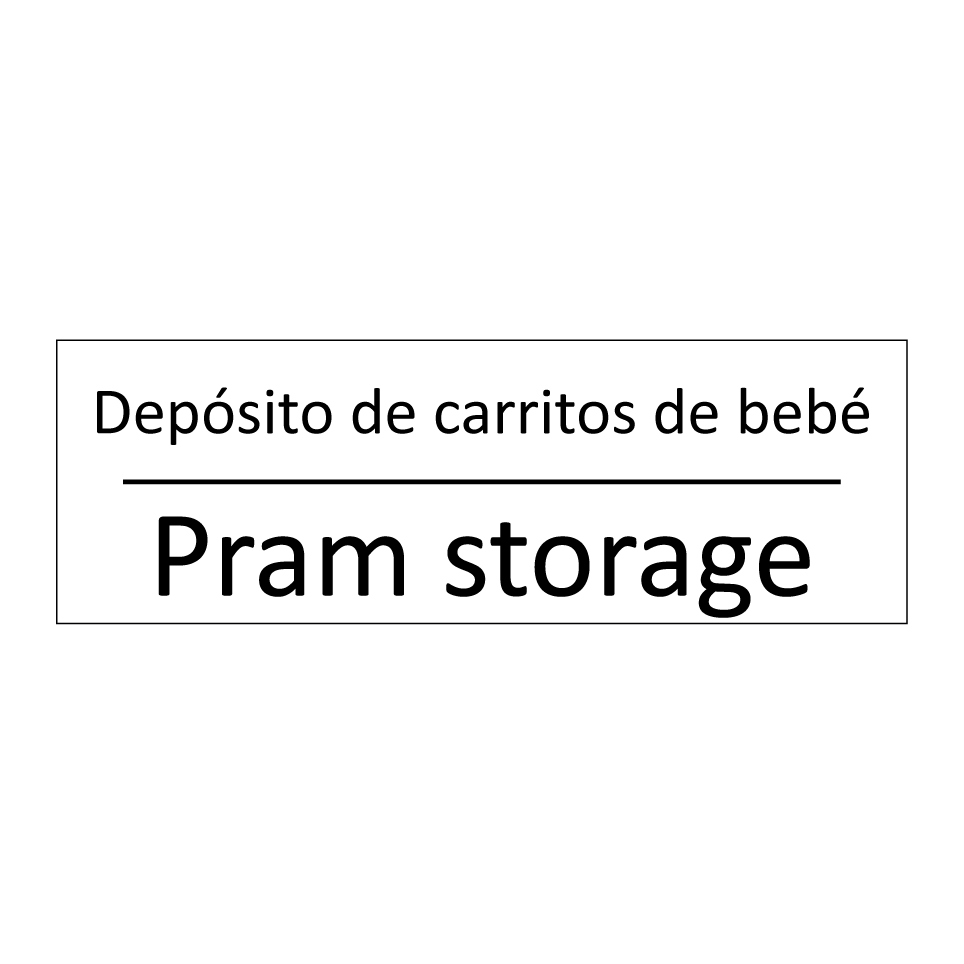 Depósito de carritos de bebé - Pram storage