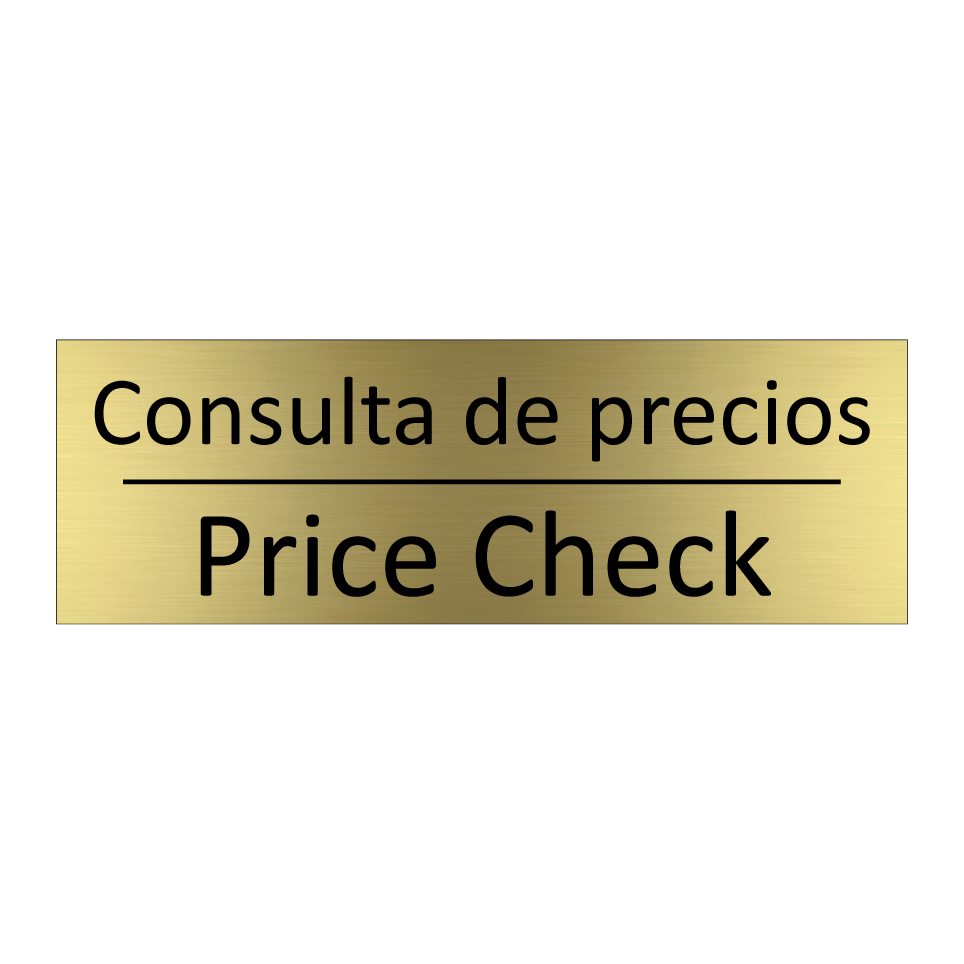 Consulta de precios - Price Check