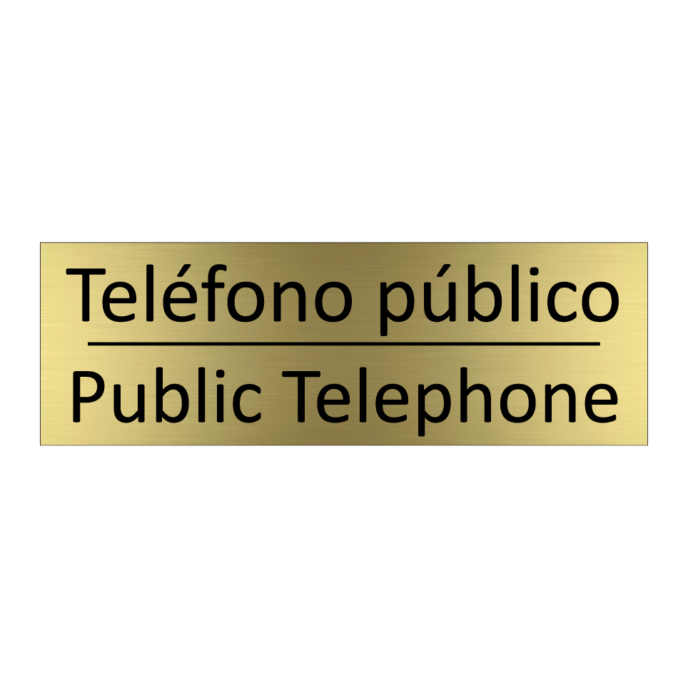 Teléfono público - Public Telephone