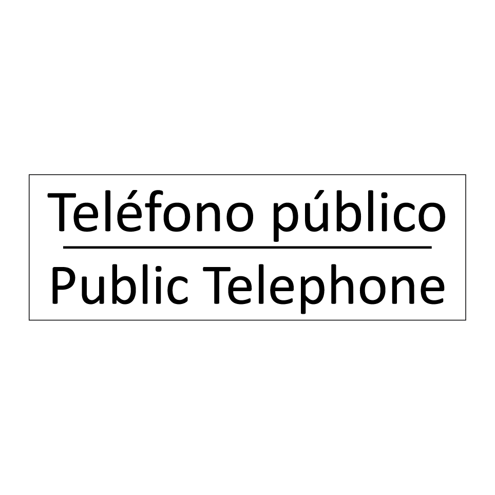 Teléfono público - Public Telephone
