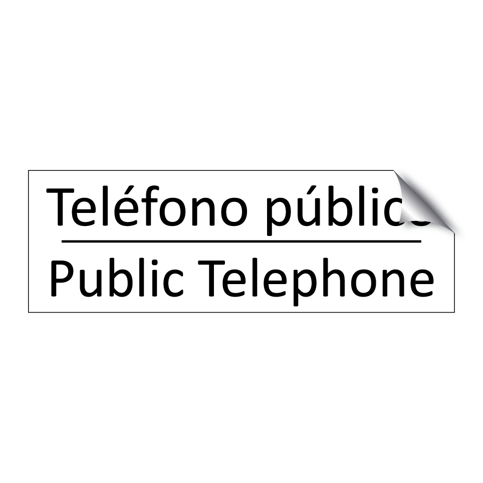 Teléfono público - Public Telephone