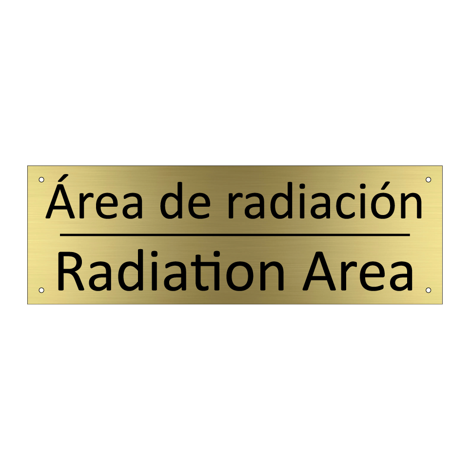 Área de radiación - Radiation Area